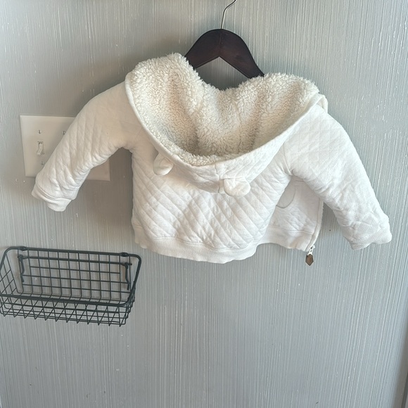 Carters simple joys cream fuzzy 24 month jacket - Picture 4 of 4